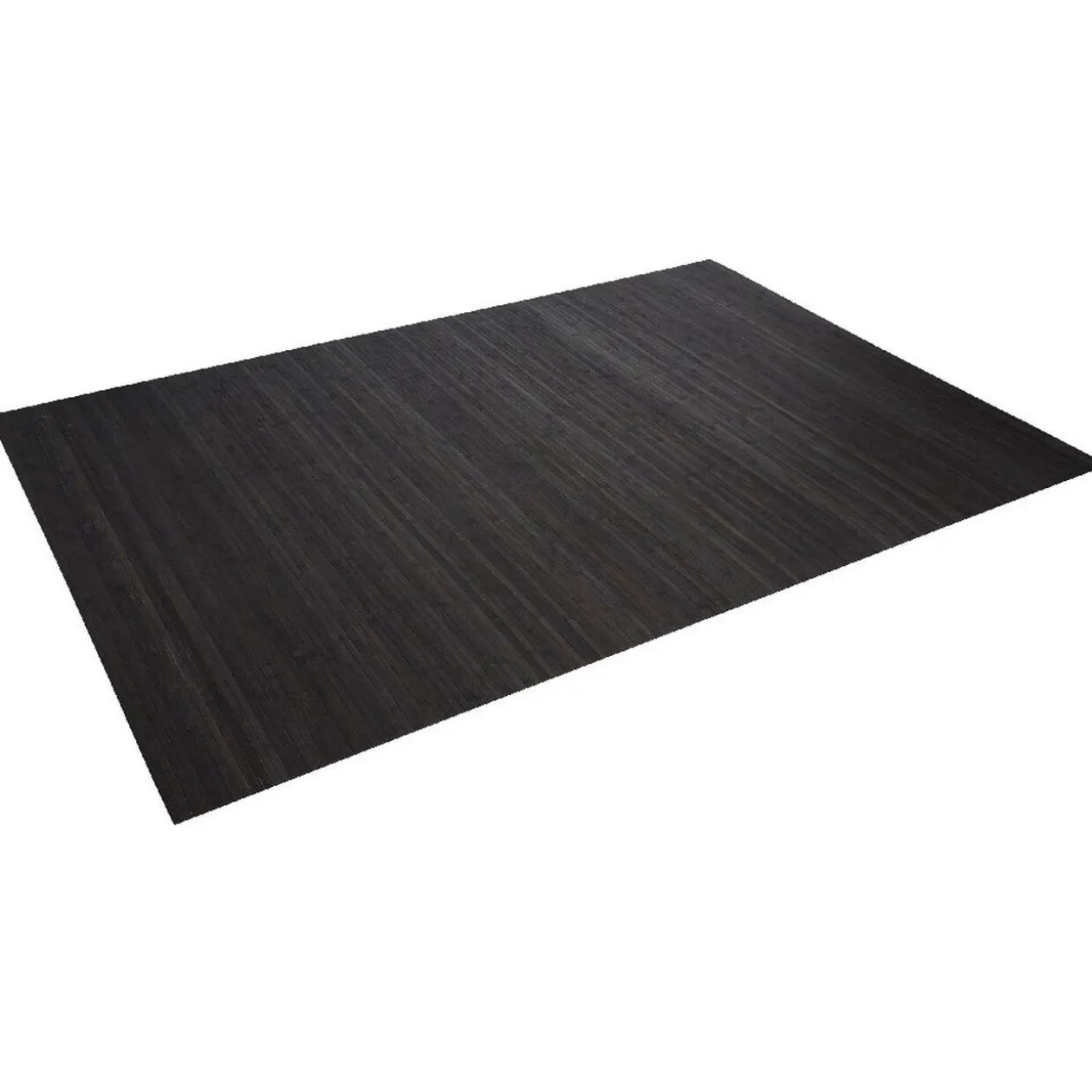 Tapis bambou gris foncé