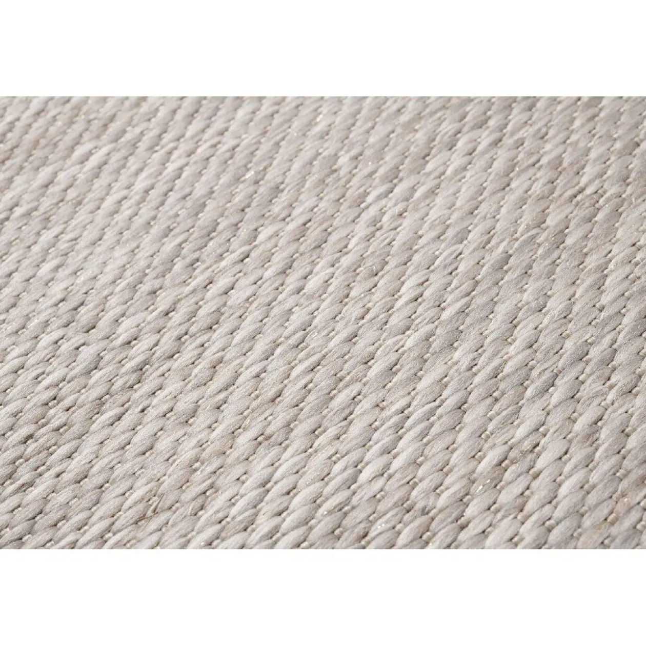 Tapis beige fil brillant beige