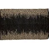 Tapis Chindi noir et naturel en coton