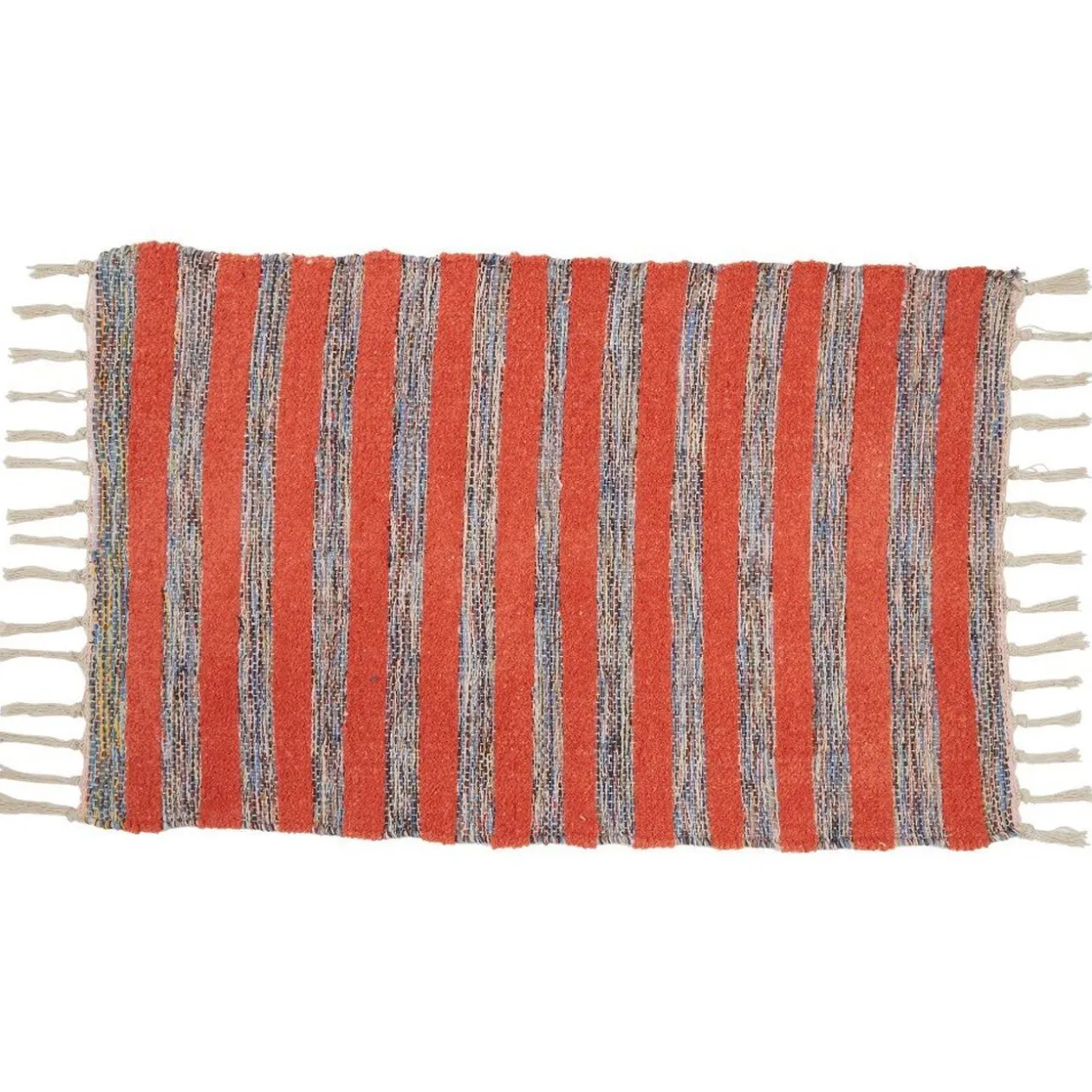 Tapis coton imprimé