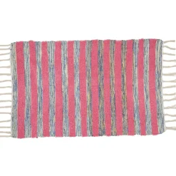 Tapis coton imprimé