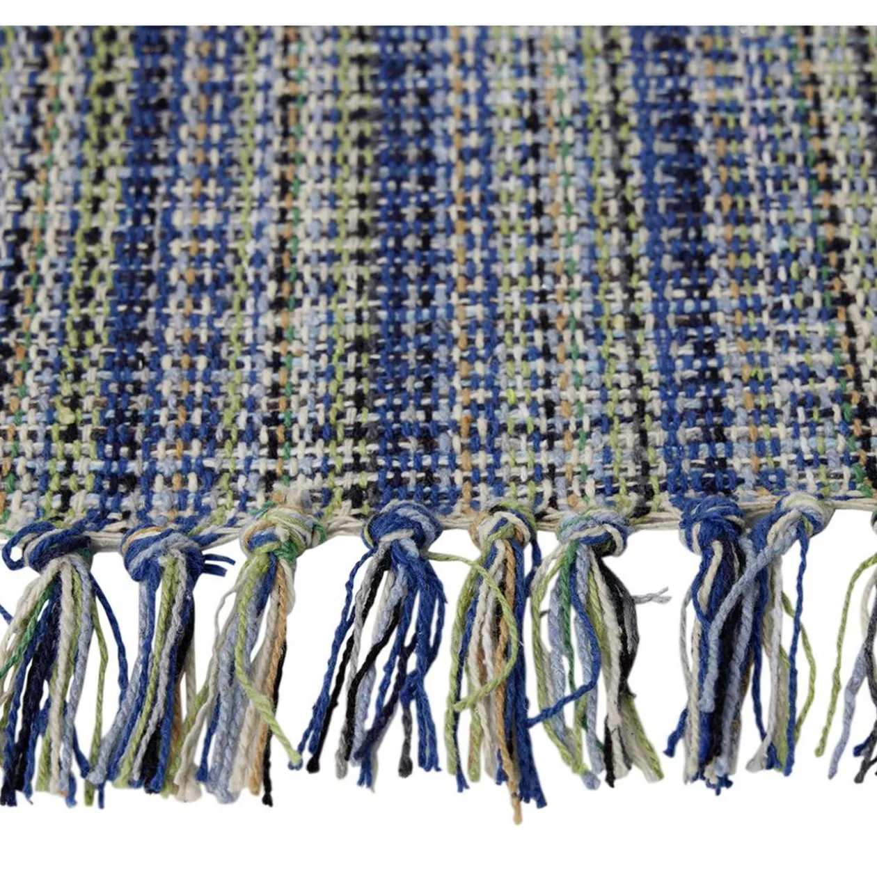 Tapis coton rayure multicolore 50x80cm