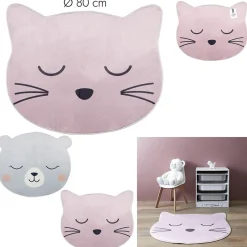 Tapis déco visage animaux