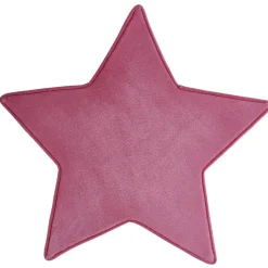 Tapis forme étoile rose