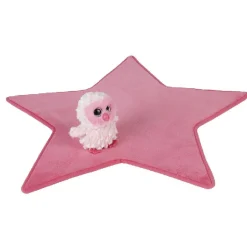 Tapis forme étoile rose