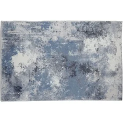Tapis fourrure synthétique imprimé 90x60 cm
