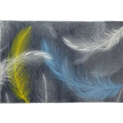 Tapis fourrure synthétique imprimé 90x60 cm