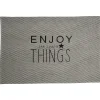 Tapis géométrique "Enjoy the little things"