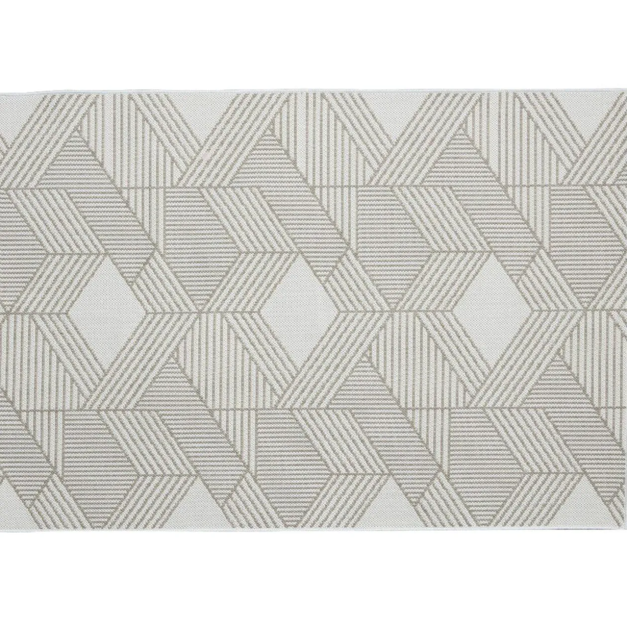 Tapis intérieur extérieur motif géométrique 170x120 cm