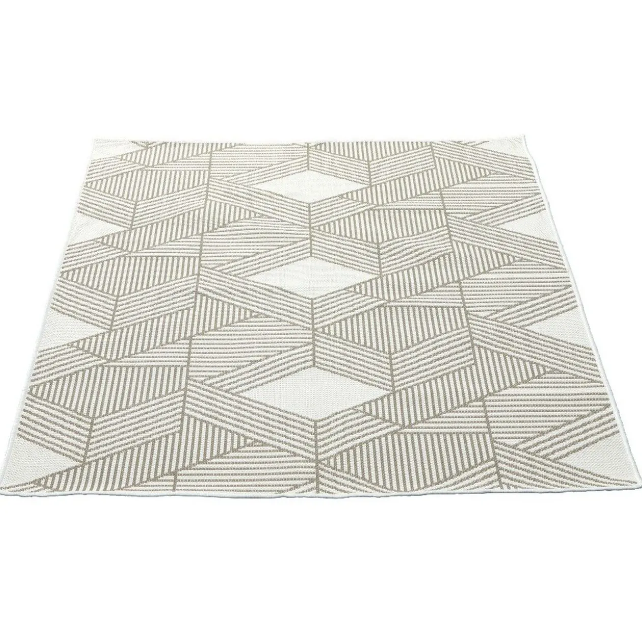 Tapis intérieur extérieur motif géométrique 170x120 cm