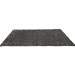 Tapis lavable uni gris anthracite