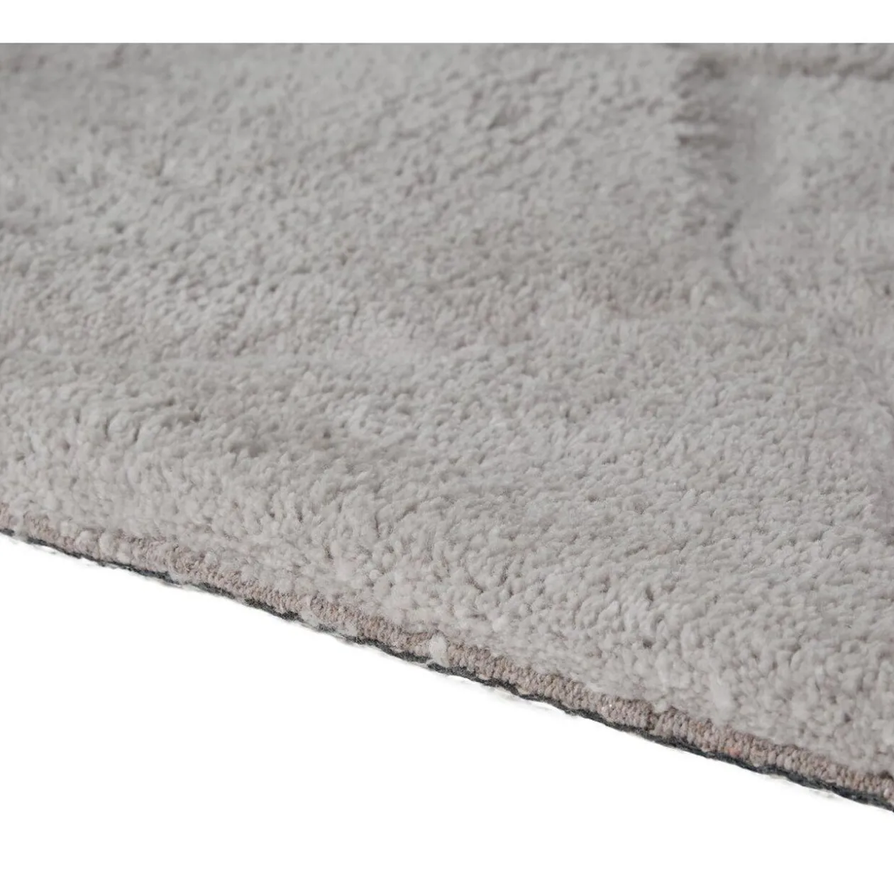 Tapis microfibre gris