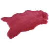 Tapis peau de bête rose