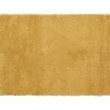 Tapis poils longs teufté jaune moutarde Phil
