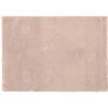 Tapis poils longs teufté Phil rose poudré