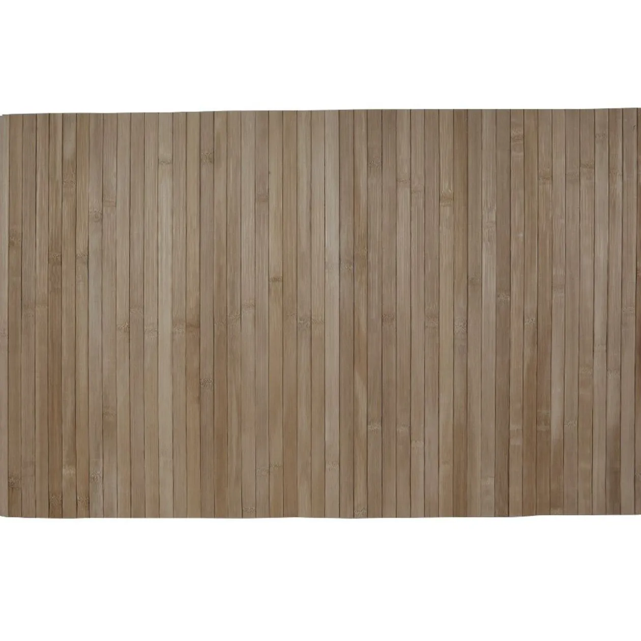 Tapis rectangulaire bambou naturel