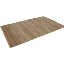 Tapis rectangulaire bambou naturel