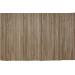 Tapis rectangulaire bambou naturel