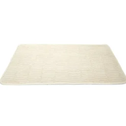 Tapis rectangulaire beige ou blanc 50x80cm
