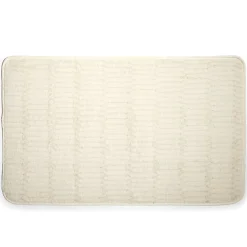 Tapis rectangulaire beige ou blanc 50x80cm