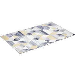 Tapis rectangulaire en chenille tissé avec imprimé