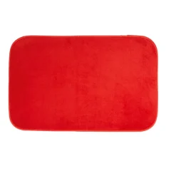 Tapis rectangulaire rouge