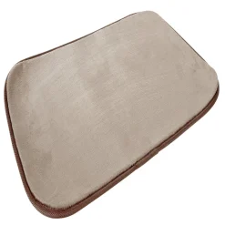 Tapis rectangulaire uni gris 90x130 cm