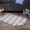 Tapis reversible rectangulaire cot l120x70