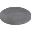 Tapis rond gris