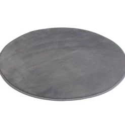 Tapis rond gris