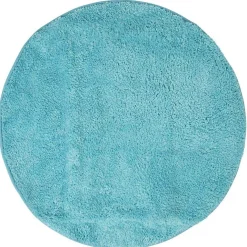 Tapis salle de bain bleu clair