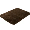 Tapis salle de bain chocolat