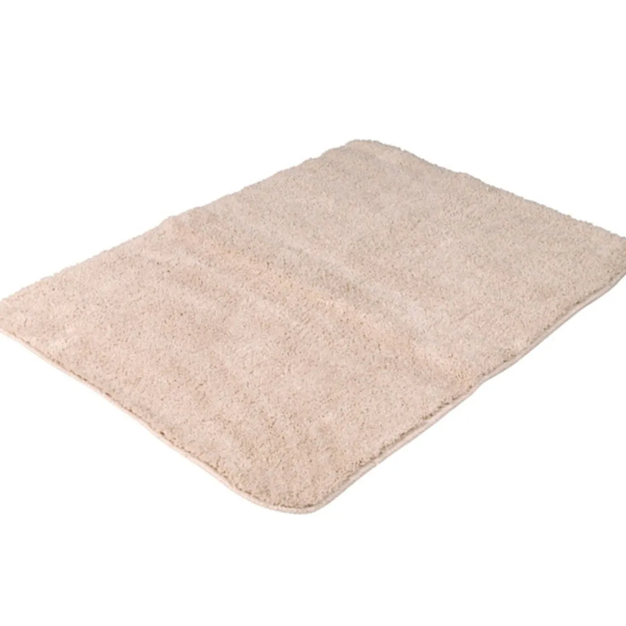 Tapis salle de bain crème