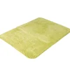 Tapis salle de bain vert anis