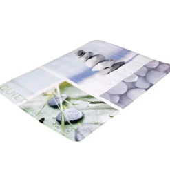 Tapis salle de bain zen