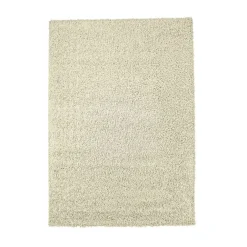 Tapis Shaggy beige clair modèle moyen