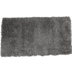 Tapis shaggy gris clair