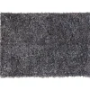Tapis Shaggy gris foncé
