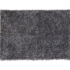Tapis Shaggy gris foncé
