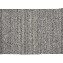 Tapis tissé gris Leina