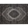Tapis tissé jacquard Baroque gris