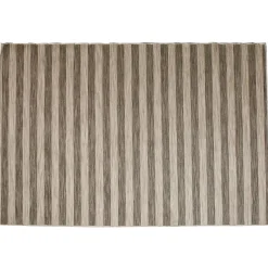 Tapis tissé réversible noir et gris