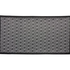 Tapis Yvan 80x150cm noir et blanc
