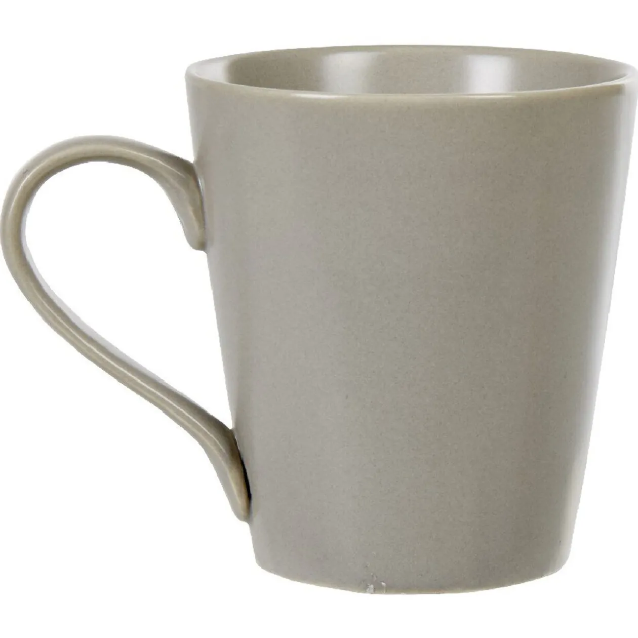 Tasse à thé mug porcelaine gris
