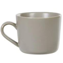 Tasse à thé ou capuccino en porcelaine gris