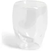 Tasse avec anse en verre double paroi 350ml