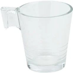 Tasse expresso verre transparent x3