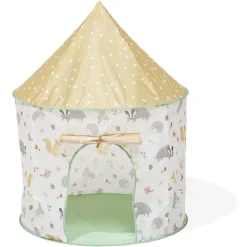 Tente ronde pop-up animaux de la forêt Ø100xH135cm