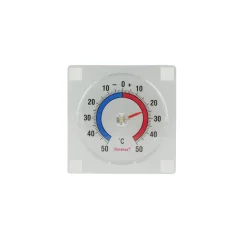 Thermomètre 4 saisons Métaltex adhésif fenêtre extérieure