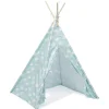 Tipi Dream polyester bleu nuage - L120xP120xH160 cm